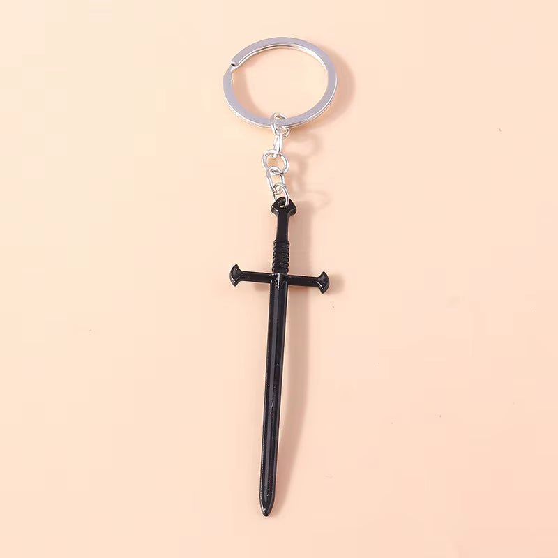 Fashion Cross Keychain for Women Men Gold Color Dazzling Crystal Religious Jesus Crucifix Key Rings Chain Christian Jewelry
