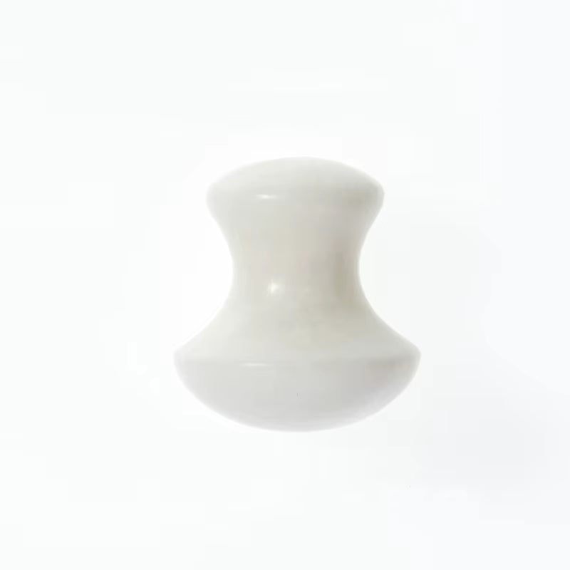 SPA Therapy Jade Roller Face Lifting Massage Wrinkle Remover Natural Rose Quartz Mushroom Shape Facial Acupuncture Gua Sha Tool