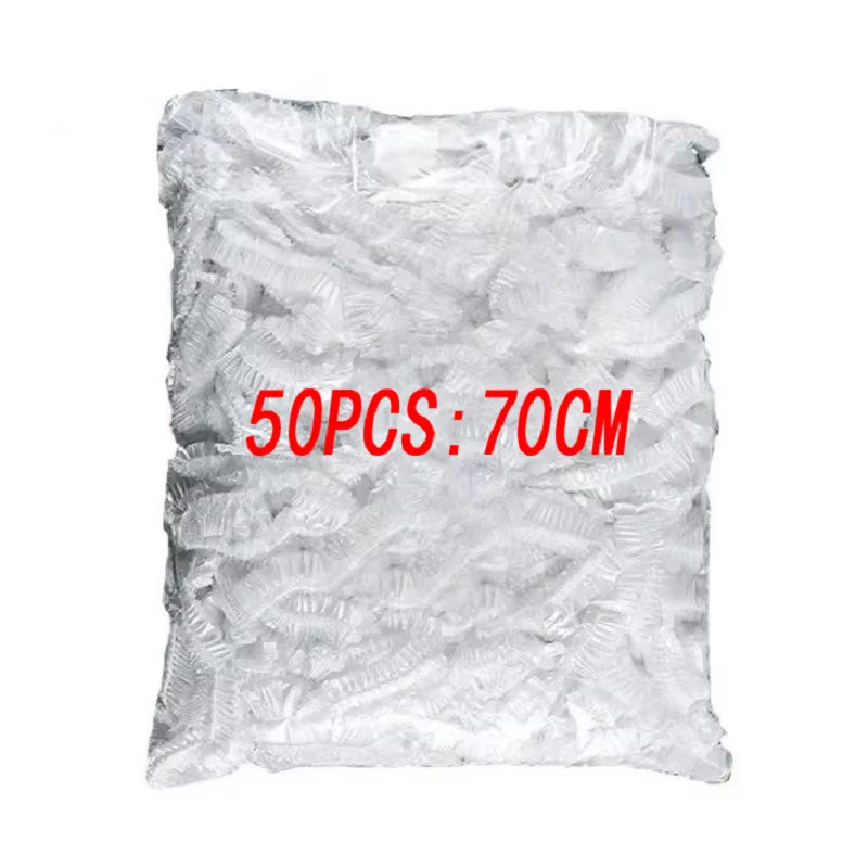 Disposable Food Cover Saran Wrap Food Grade Fruit Vegetable Storage Bag Elastic Plastic Bag Kitchen Fresh Keeping Bag