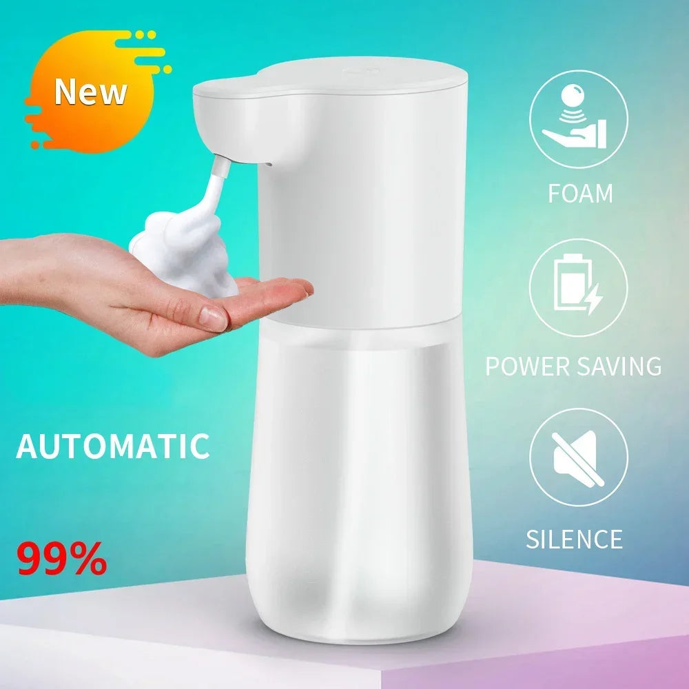 Automatic Soap Dispenser Soap Foam Dispenser Smart Sensor Soap Dispenser Contactless USB Charging 350Ml Hand Sanitizer Machine