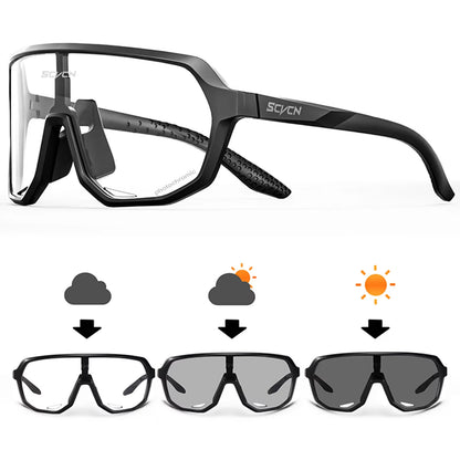Photochromic Cycling Sunglasses MTB Glasses Road Bike Cycling UV400 Goggles Men Women Outdoor Bicycle Sports Eyewear New