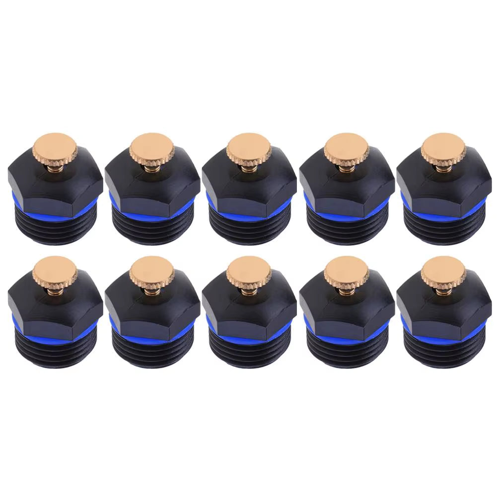 10Pcs 50Pcs 1/2 Inch DN15 Thread Garden Sprinklers Plastic Lawn Watering Sprinkler Head Irrigation Agriculture Sprayers Nozzles