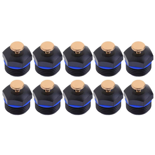 10Pcs 50Pcs 1/2 Inch DN15 Thread Garden Sprinklers Plastic Lawn Watering Sprinkler Head Irrigation Agriculture Sprayers Nozzles