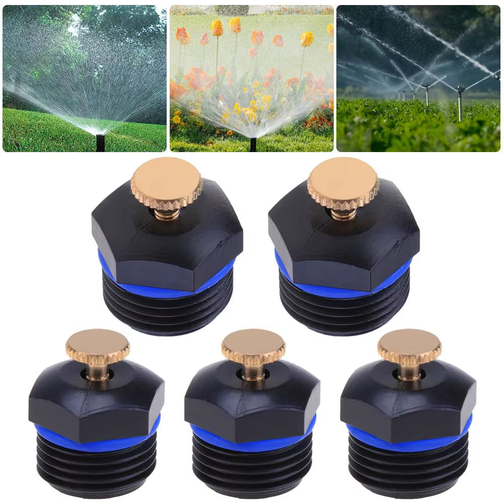 10Pcs 50Pcs 1/2 Inch DN15 Thread Garden Sprinklers Plastic Lawn Watering Sprinkler Head Irrigation Agriculture Sprayers Nozzles