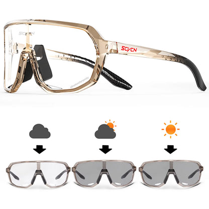 Photochromic Cycling Sunglasses MTB Glasses Road Bike Cycling UV400 Goggles Men Women Outdoor Bicycle Sports Eyewear New